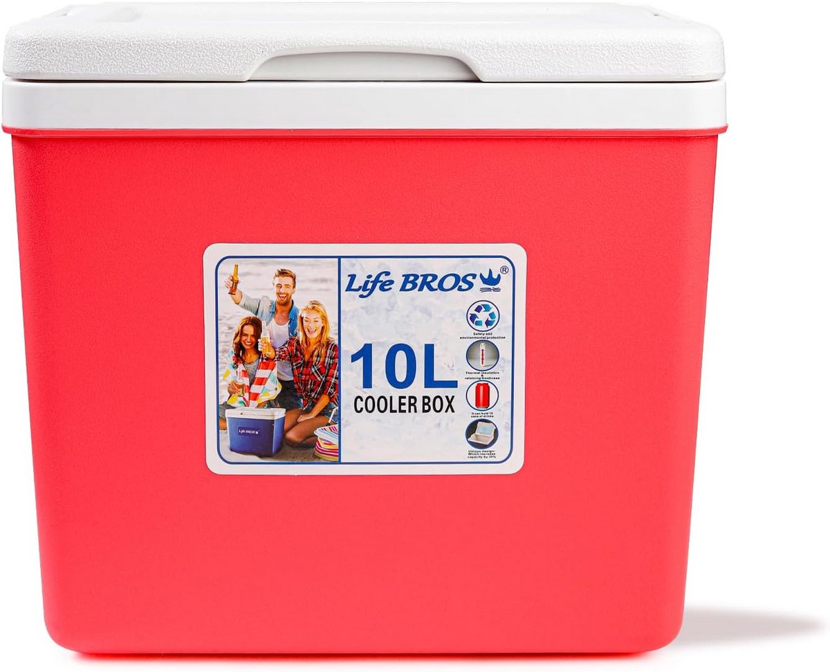 Draagbare Koelbox 10L - Premium IJsbox Geïsoleerd voor Camping, Vissen en BBQ