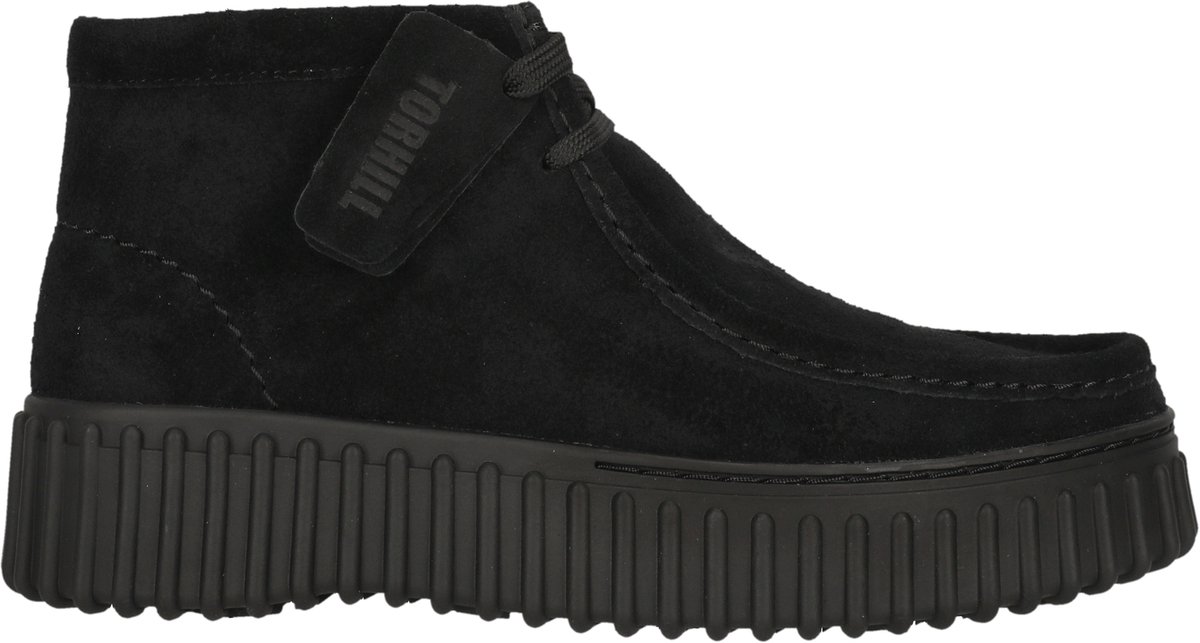 CLARKS Schnürschuhe Torhill Moss Black