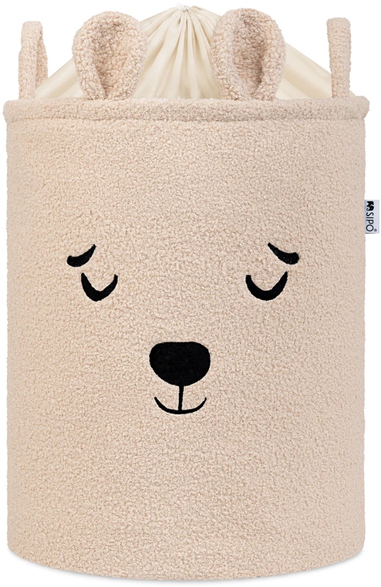 Sipo Opbergmand XL met trekkoord 43 liter 35 x 35 x 45 cm beige