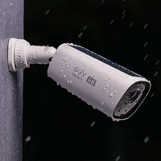 eufy Security S330 Buitencamera's - 2 Pack met HomeBase 3 - Outdoorcam set - 4K Ultra HD-resolutie - Ge�ntegreerd zonnepaneel - Compatibel met Apple HomeKit, Alexa en Google Assistant