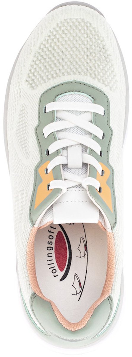 Rollingsoft -Dames - groen licht - sneakers - maat 37.5