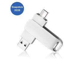 Snapstick 128 GB- Safesnaps - Mobiele Opslag - Voor Iphone & Android - Geheugenstick usb - Extern Geheugenopslag - Flashdrive Voor iPhone - Flash Drive - USB STICK