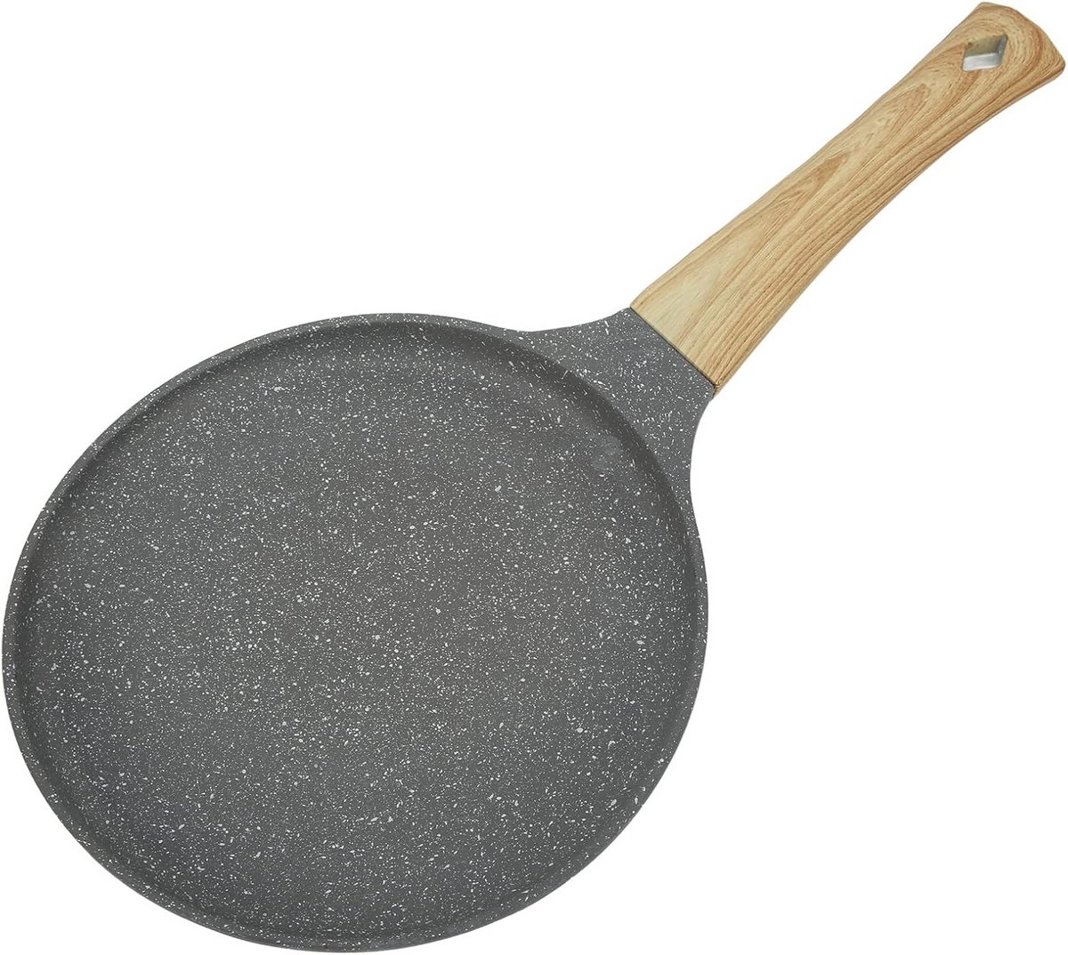 Ronde Koekenpan 24cm - Anti-aanbakpan voor Pannenkoeken, Omelet en Rijstballetjes