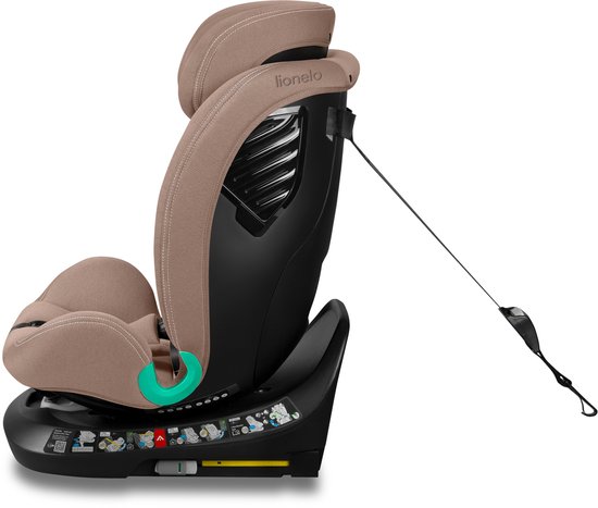 Lionelo Bastiaan One - i-Size Autostoeltje 4in1 - 360° EasyTurn - ISOFIX & TopTether - Groep 0-1-2-3 - 40-150cm - R129 Goedgekeurd - Geavanceerde Zijbescherming - Memory Foam Hoofdsteun - 13-standen Verstelbaar - 4-traps Rugleuning - DriSeat Inzet van LIONELO — afbeelding 4