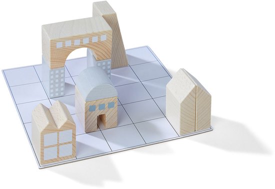 Haba Bouwstenen Logica Bouwmeesters Junior Hout 43-delig van HABA. — afbeelding 2