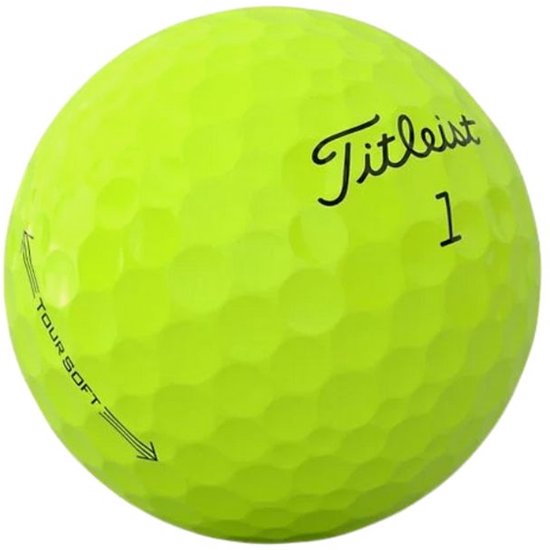 Titleist Tour Soft Golfballen Geel 2026 van Merkloos — afbeelding 3