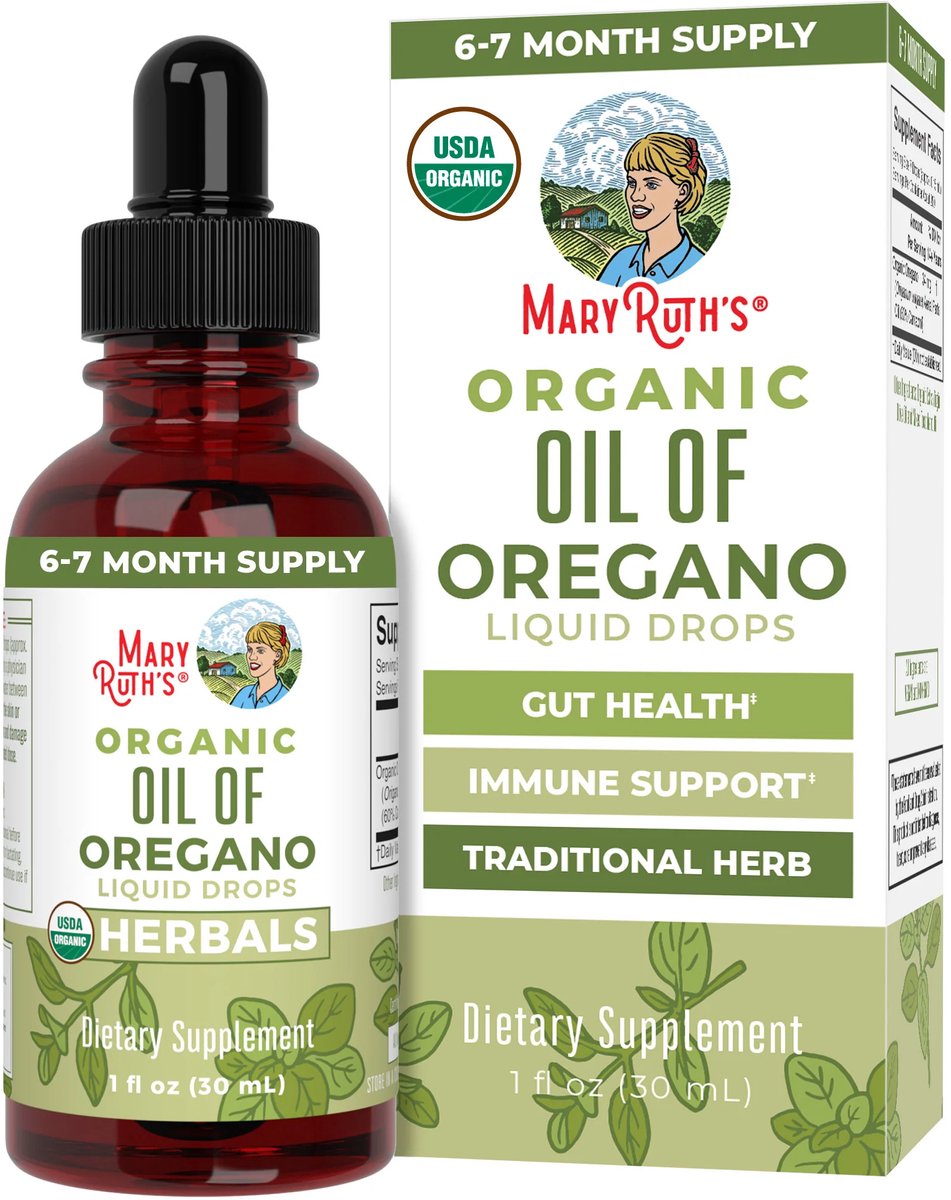 MaryRuth's - Oil of Oregano Herbal Drops - 30ml