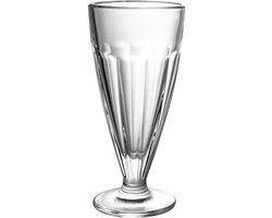 Set van 2 Milkshake Glazen & Sundae Glazen, Geschikt voor IJs, Pudding en Desserts (340ml)