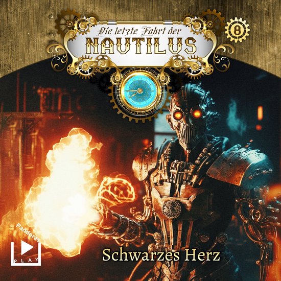 Die letzte Fahrt der Nautilus 8 - Schwarzes Herz - cover