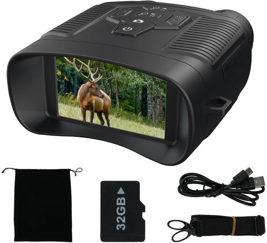 Qwp R 502 FlexVer® Nachtkijker - Night Vision - Verrekijker - 8x Zoom - Zwart | bol