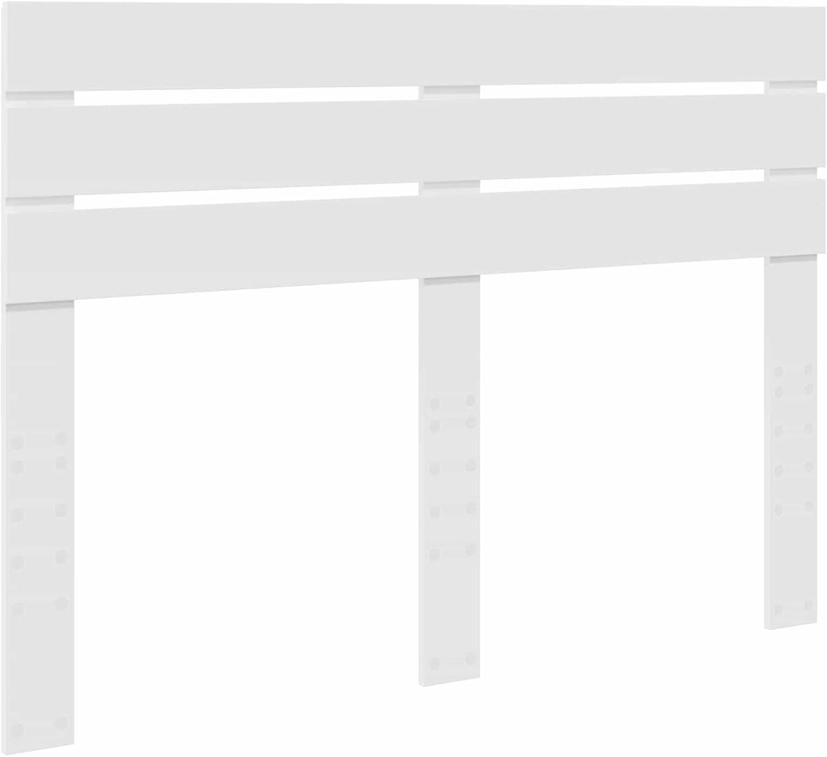 Hoofdbord Wit - Bed Hoofdeinde - Slaapkamer Upgrade - Stabiel Hout Frame - 143 x 100 cm