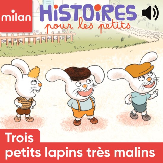 Trois petits lapins très malins - cover
