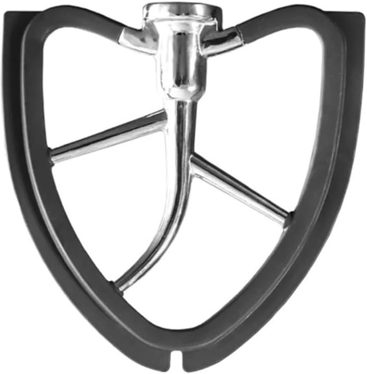 Flexi Roerstaaf - Keukenmachine Accessoire - Beslag Mixen - Unieke Twist Vorm - 16x16x1 cm