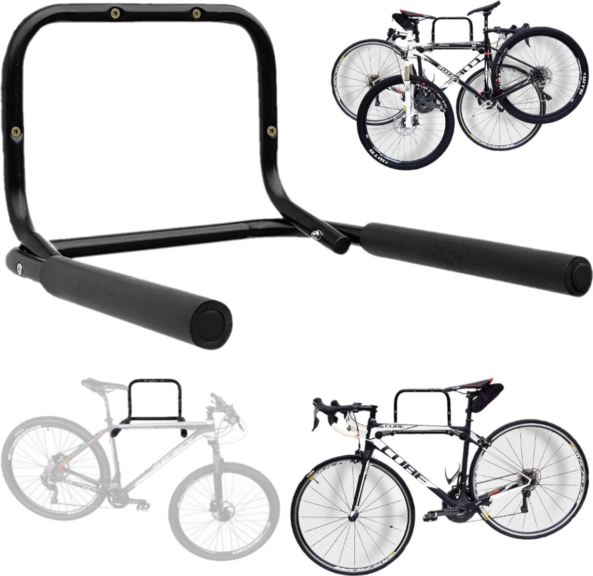 Raion - Fiets Muurhanger - Opvouwbaar - Beschermend Schuim