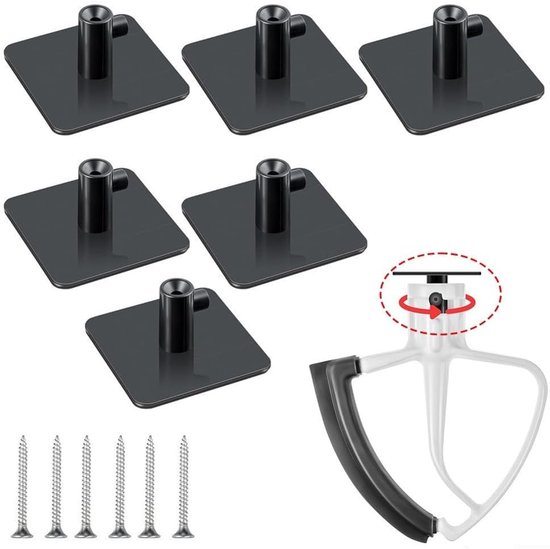 Mixer Opzetstuk Houder - Keuken Accessoire Organizer - Keuken Opslag - 6 Stuks Set van Merkloos — afbeelding 5