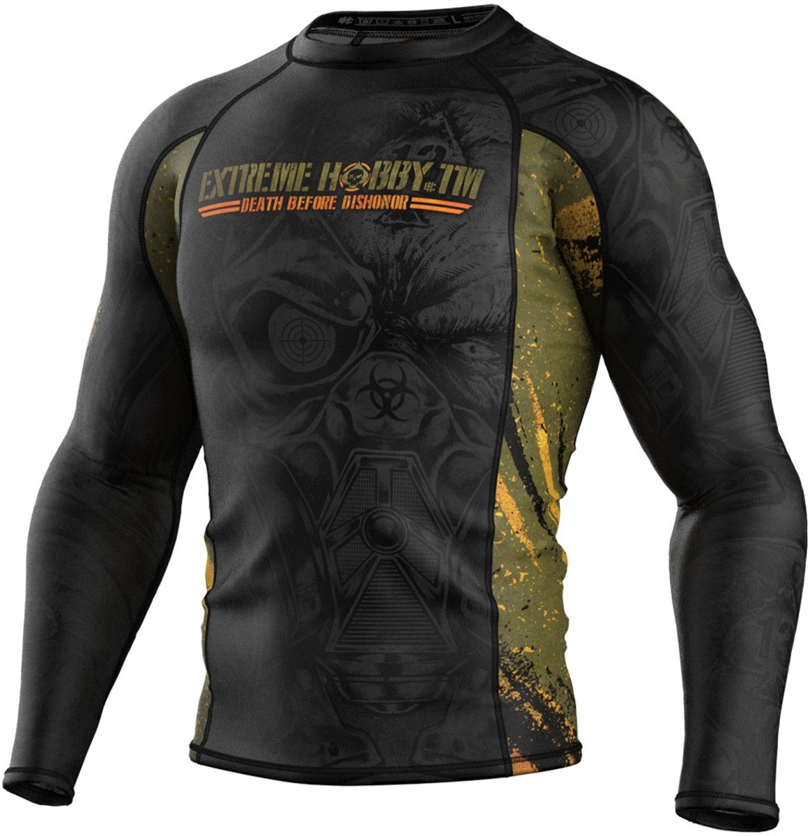 Extreme Hobby Death Before Dishonor - Rashguard - Lange mouw - Compressie