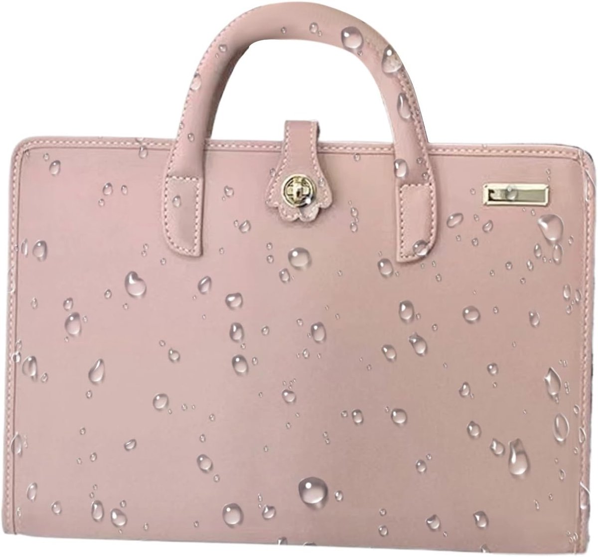 Laptop Beschermhoes - Notebook Tas - Dagelijks Gebruik - Waterdicht PU Leer - 14 Inch - Roze