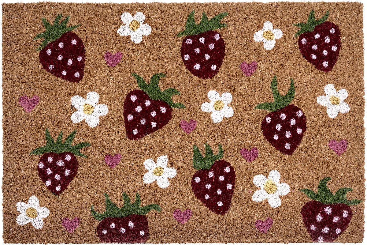 Beliani SHAININ - Deurmat - Meerkleurig - 40 x 60 cm - Kokos