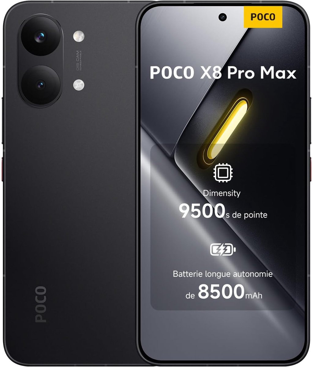 Xiaomi POCO X8 Pro Max - 12GB 256GB - Zwart - 5G - 8500mAh