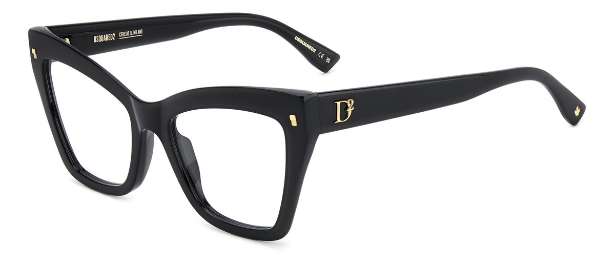 Dsquared2 D2 0152 Black 54/19/145 WOMAN Brilmonturen