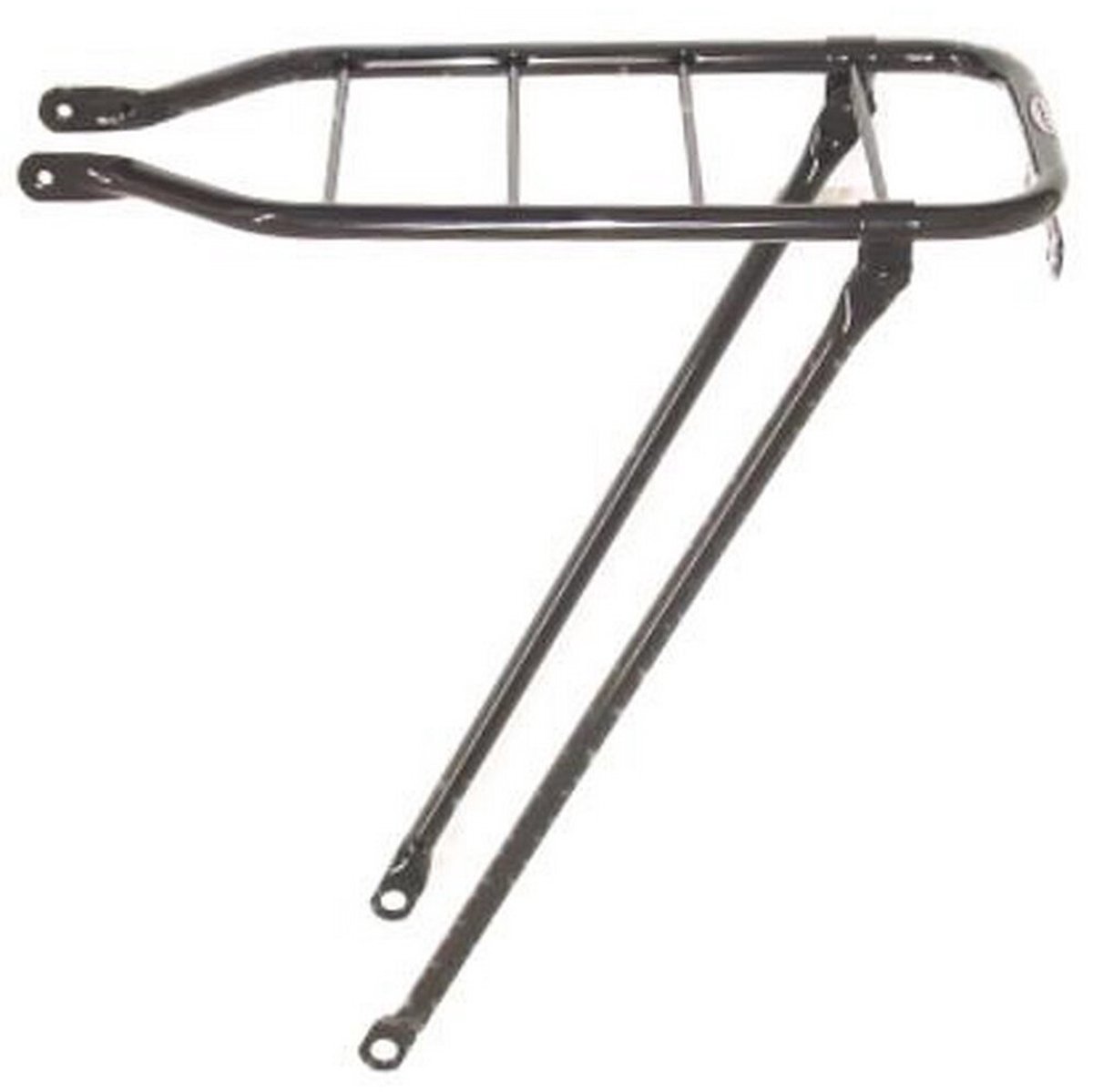 Steco Stevige zwarte bagagedrager - 28 inch - scharnierbare poten - staal - stadsfiets