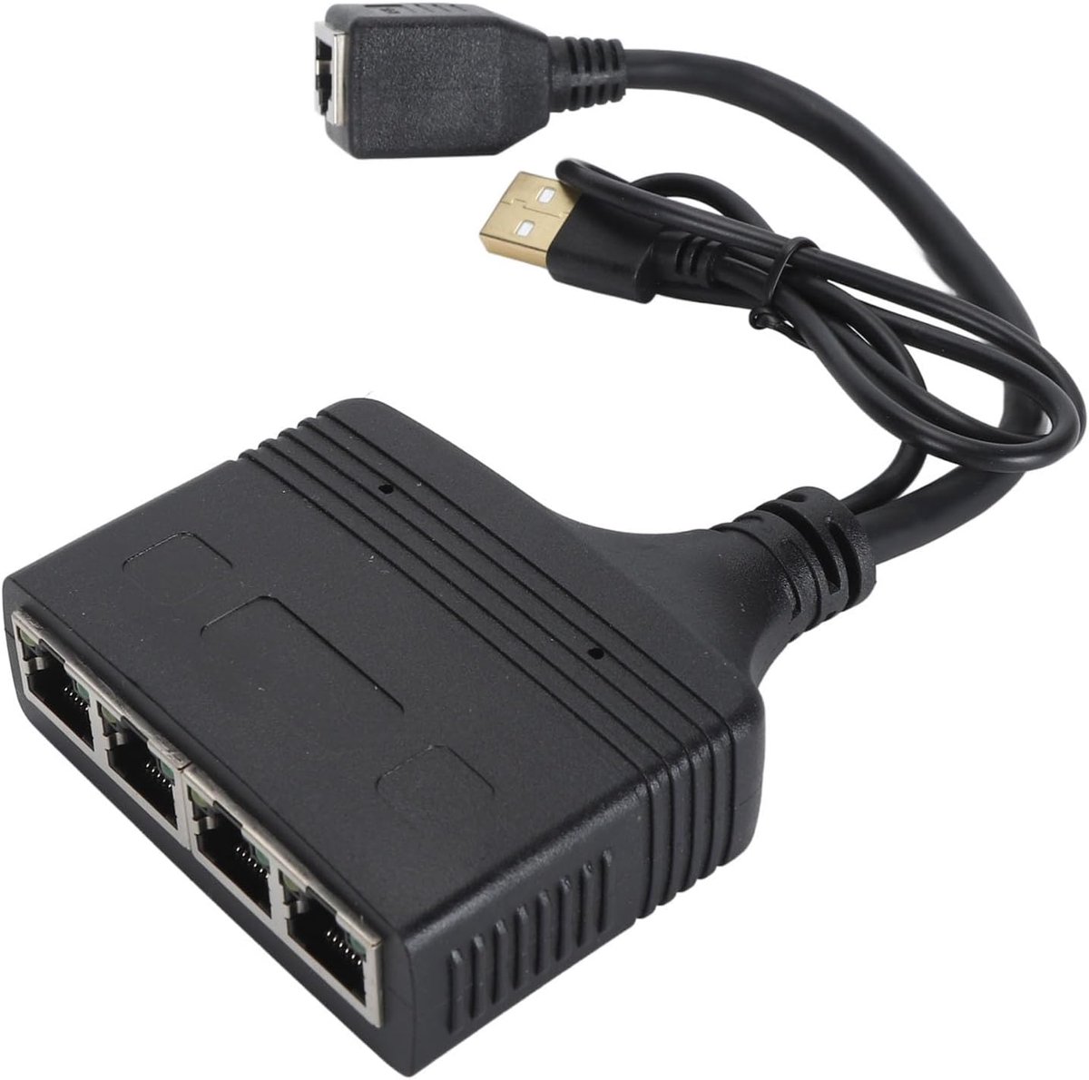 Ethernet-splitter - Netwerk Adapter - Meerdere Apparaten - 1000 Mbps Snelheid - 1 tot 4 poorten
