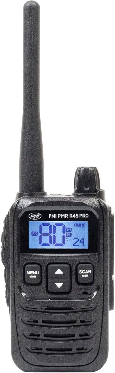 Draagbare radiozender - Portofoon zender - Communicatie op afstand - 99 programmeerbare kanalen - 3 x 55 x 185 cm