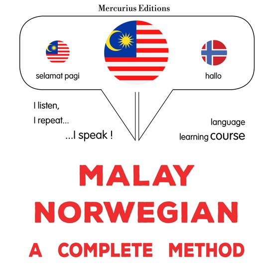 Bahasa Melayu - Bahasa Norway : kaedah yang lengkap - cover