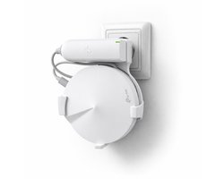 TP-Link Deco M5 / P7 Stopcontact Houder – Wall Mount Router Beugel – WiFi Mesh Access Point Standaard – Kabelmanagement Houder – Ruimtebesparende Muurbeugel voor Router & Access Point