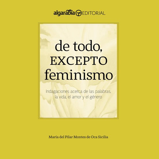 De todo, excepto feminismo - cover