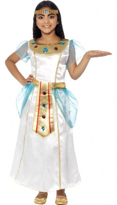 Smiffys Verkleed Cleopatra jurk - voor meisjes - Carnaval/themafeestje 146/158