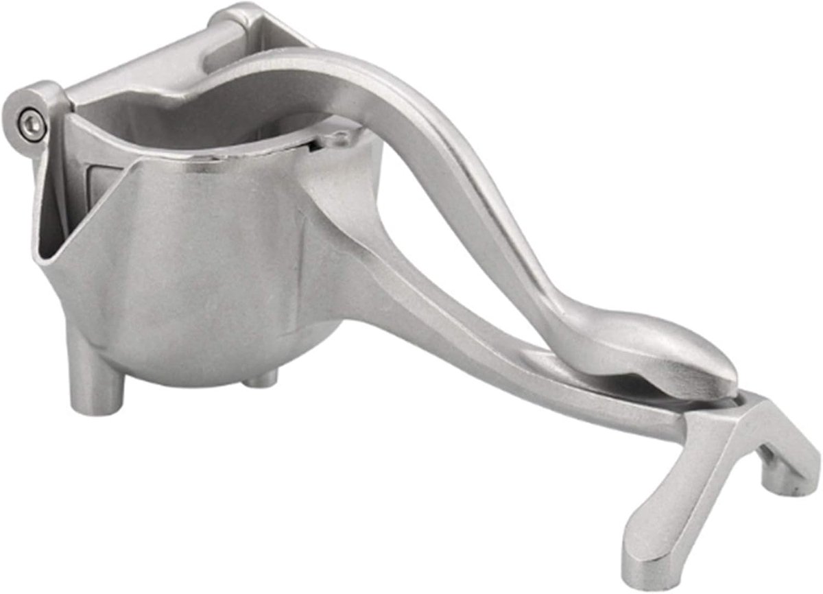 Handmatige Citruspers - Fruit Squeezer - Sap Maken - Duurzaam Metaal - 23x10x11cm - Zilver