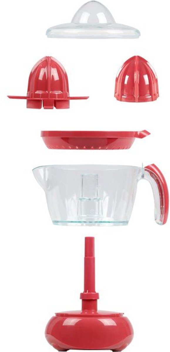 Elektrische sapcentrifuge - LIVOO - DOD131RC - 25 W - 1 grote kegel en 1 kleine kegel - 700 ml - rood van Livoo — afbeelding 5