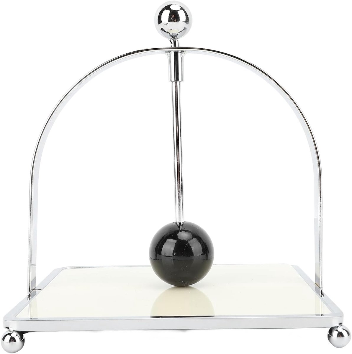 Servethouder Gewicht - Tafel Accessoire - Keuken Organisatie - Ruimtebesparend Ontwerp - 15 x 15 x 16.5 cm - Melkwit
