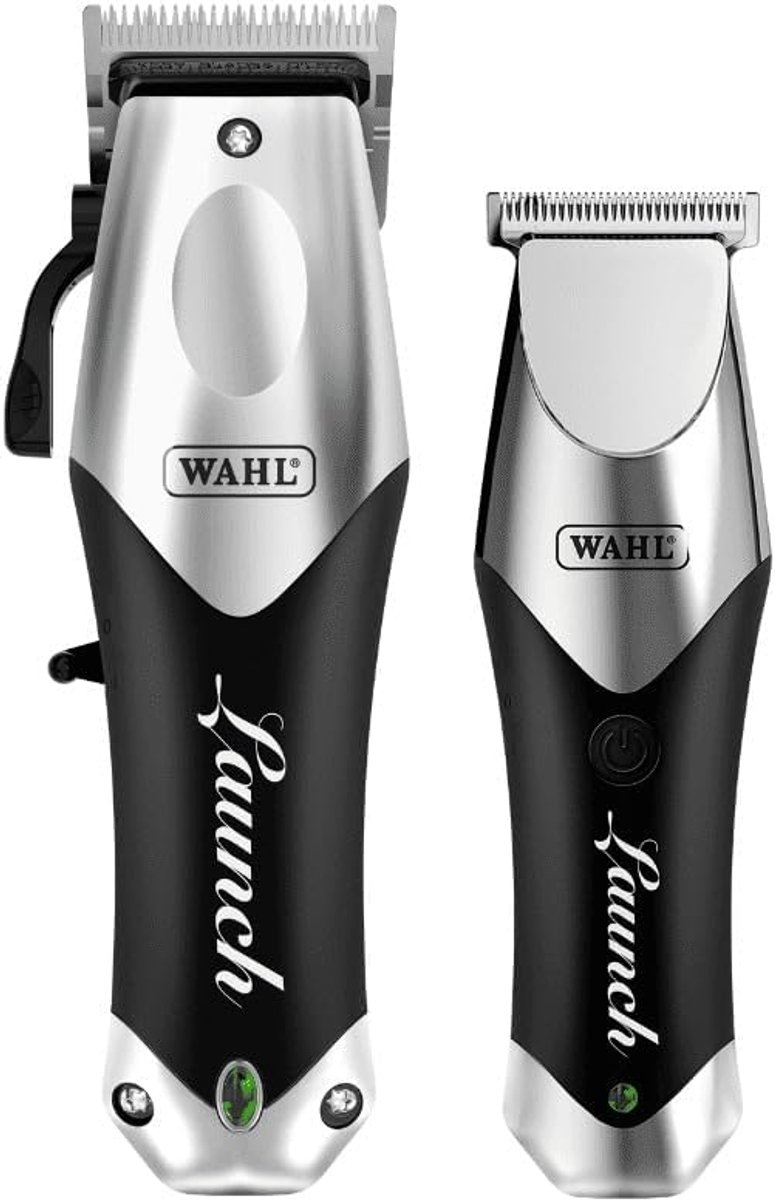 Wahl Launch Combo - Draadloze Kapperskit, Hoogwaardige Rotatiemotor, Lichtgewicht Ergonomisch Ontwerp, Taper & Afneembare Bladen