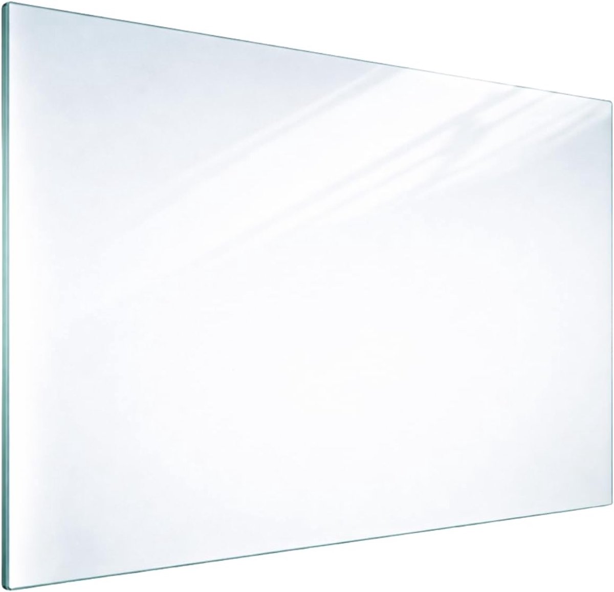 Fornuis Afdekplaat - Kookplaat Beschermer - Keuken Werkruimte - Gehard Glas - 65 x 60 cm - Wit