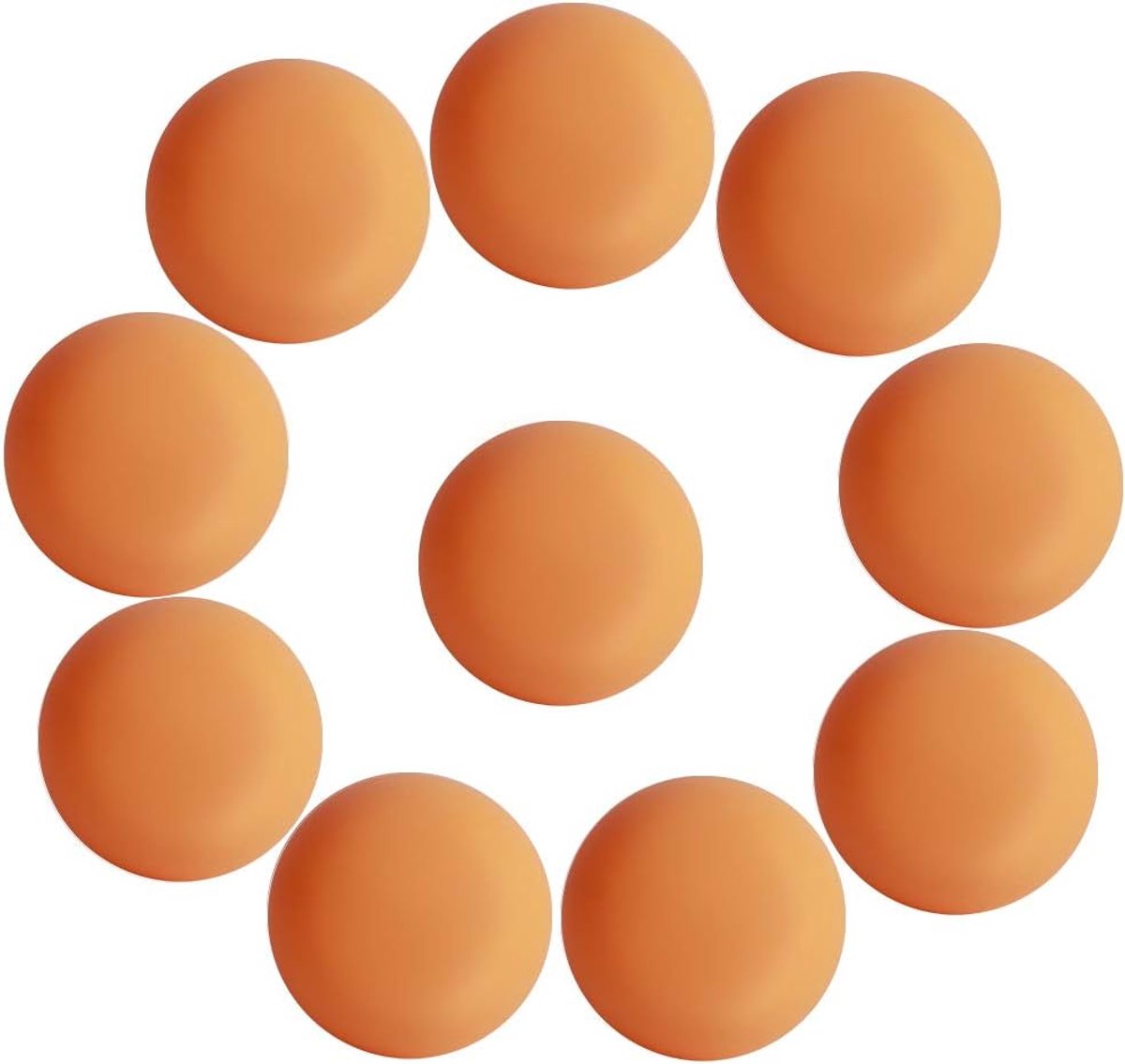 Tafeltennisballen - Bal Spel - Competitie Entertainment - Naadloos ABS Materiaal - 40+ Diameter - Geel