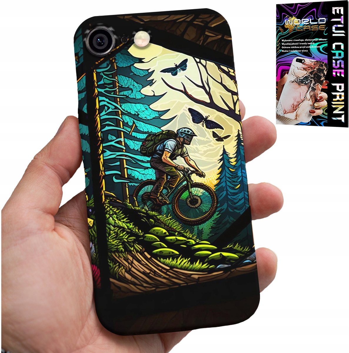 IPHONE HOESJE (6 PLUS) - EXTREME FIETSTOCHTEN IN HET BOS