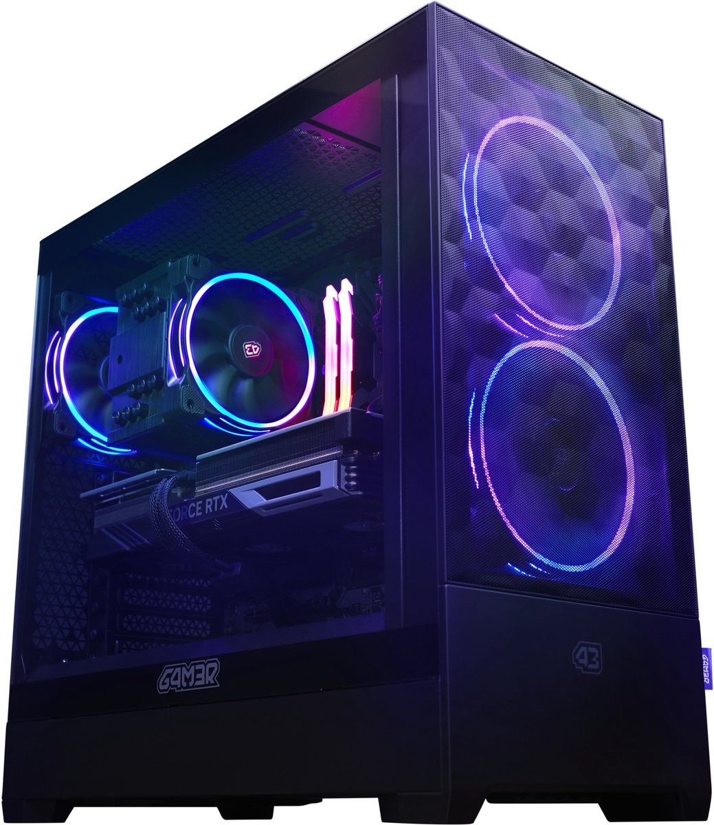 G4M3R® Hero – AMD Ryzen 7 7800X3D - RTX 5070 - 32GB RAM - 1 TB SSD - ARGB-verlichting – High End Gaming-PC