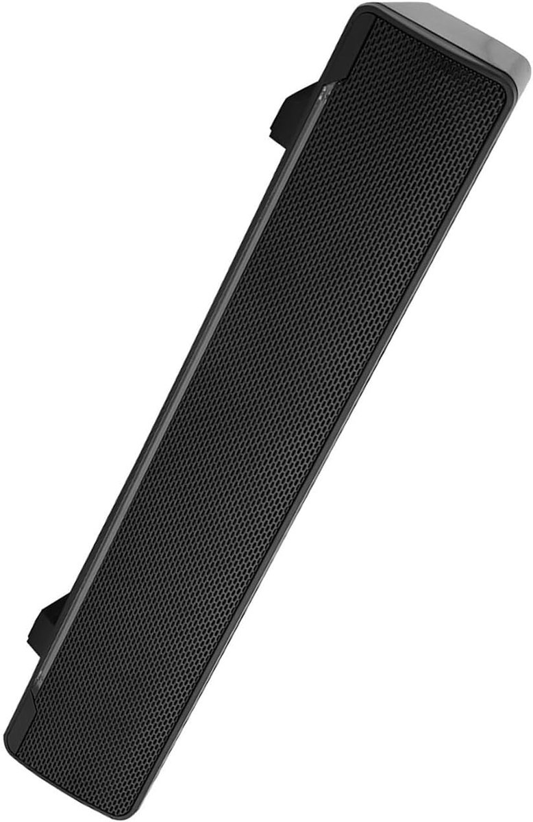 Stereo Soundbar - Muziek Luidspreker - Desktop Gebruik - USB Aangedreven - 34x10x9cm - Zwart