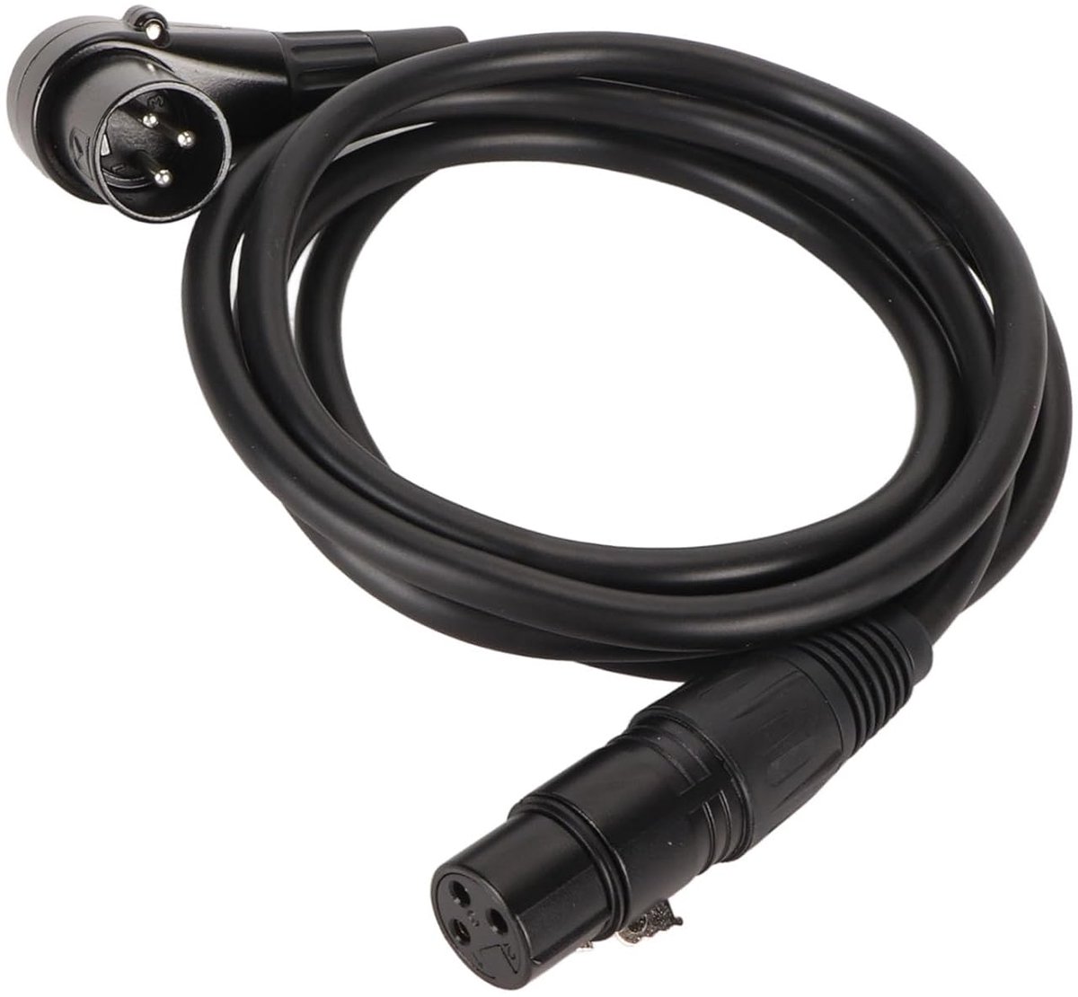 Microfoon Kabel - XLR Kabel - Live Geluid - Geruisloos Signaal - 1.5 Meter - Zwart