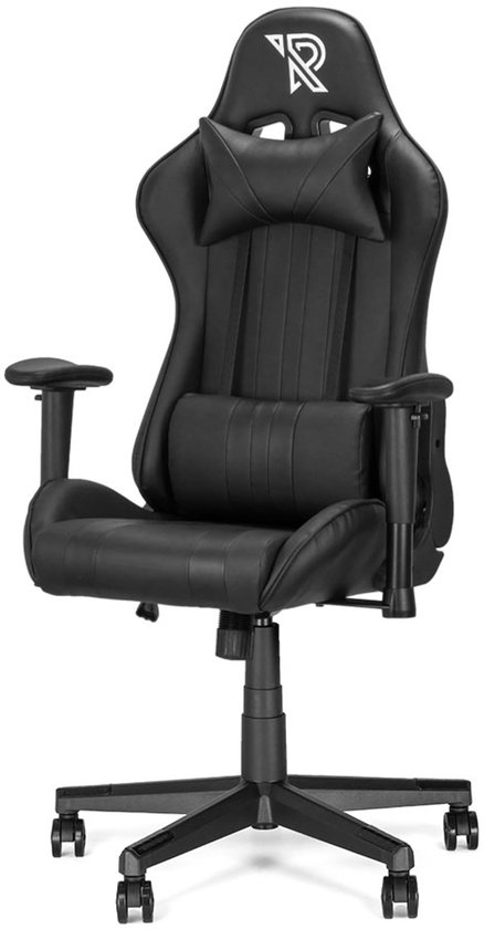 Ranqer Felix – Chaise gaming avec dossier et accoudoirs réglables – Siège gamer Noir