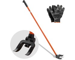VEVOR Paneelheffer, 907 Kg Hefvermogen, 1270 mm Totale Lengte, Inclusief Handschoenen en Spijkertrekker, Zware Palletbreker voor Het Openwrikken van Vloerbedekkingen, Kozijnen, Daken, Gevelbekleding en Gipsplaten