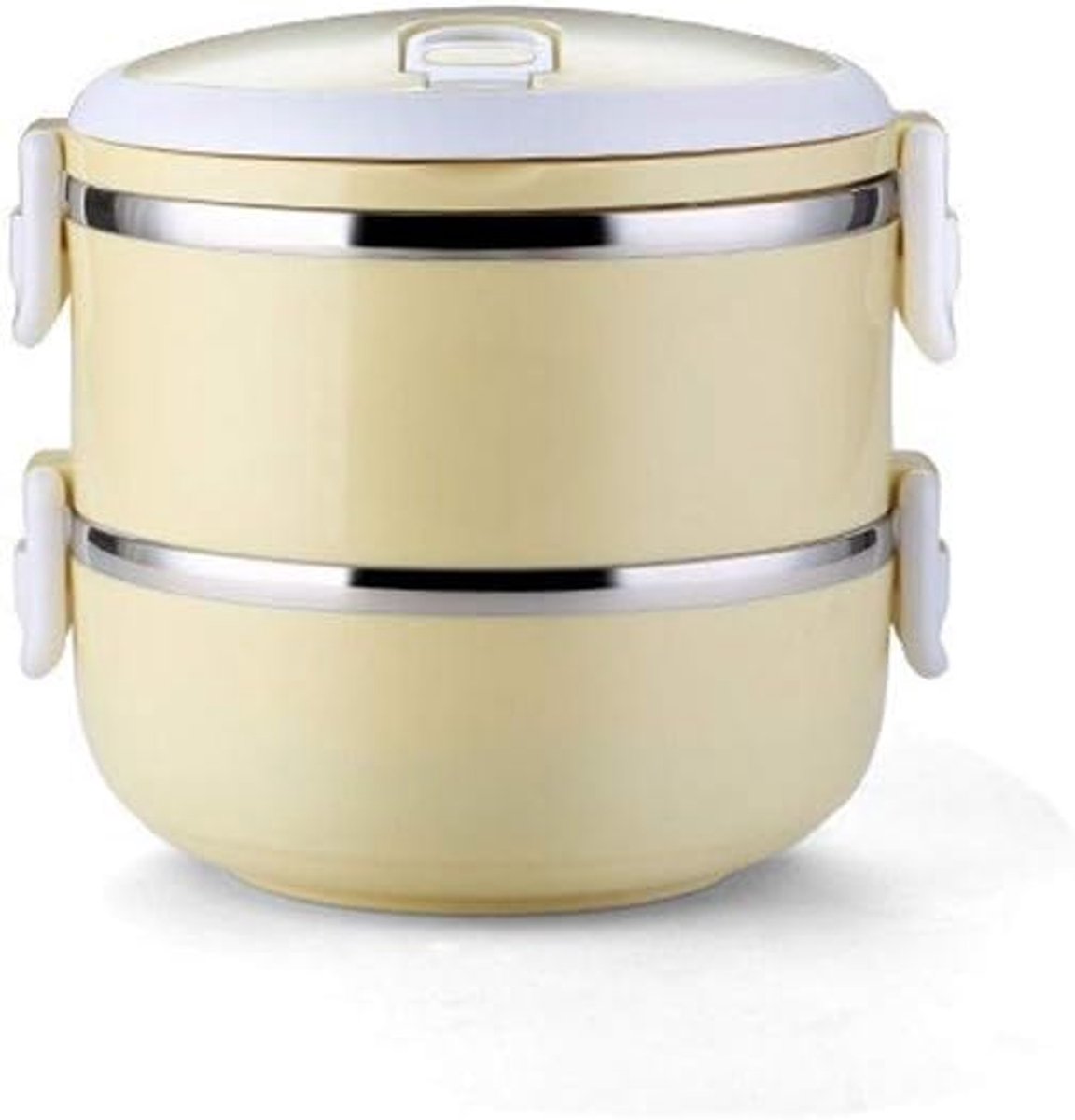 Thermos Lunchbox - Verse Bewaardoos - Maaltijd Meenemen - Lekvrij Ontwerp - Ronde Vorm