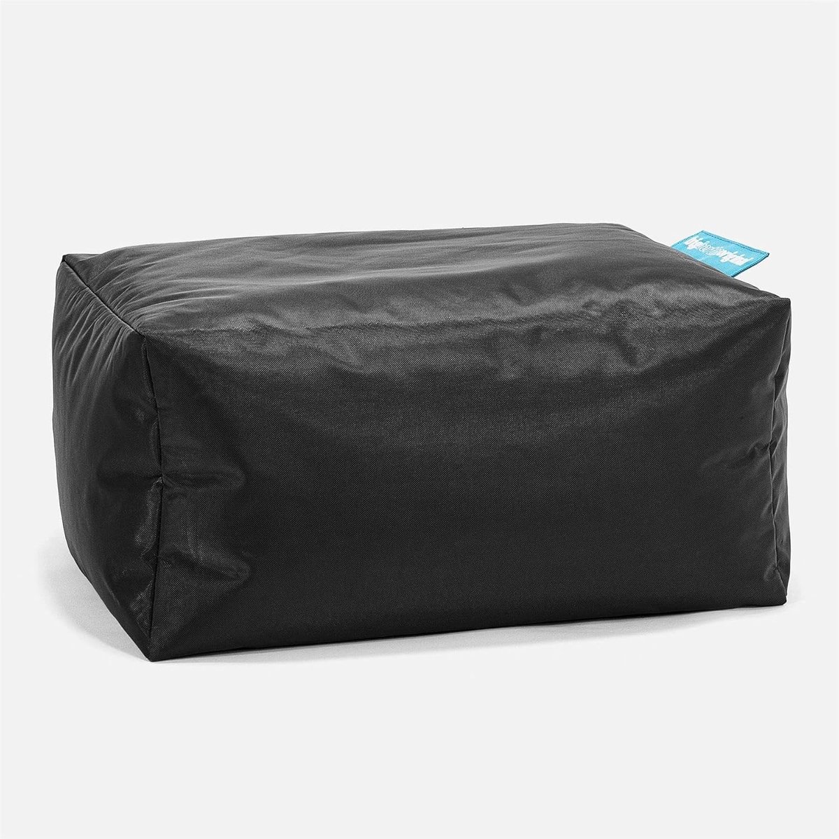 Voetenbank Poef - Zitpoef Hocker - Ontspannen Zitten - Vlekkenbestendig Materiaal - 60x40x40 cm - Zwart