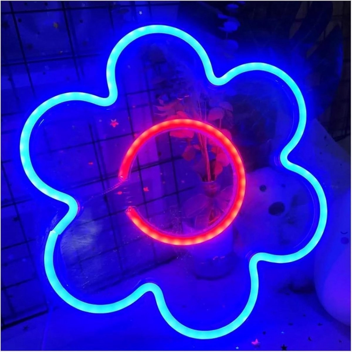 Decoratief LED Paneel - Lichtgevend Bord - Sfeervolle Wanddecoratie - Kleurrijk Design - 3
