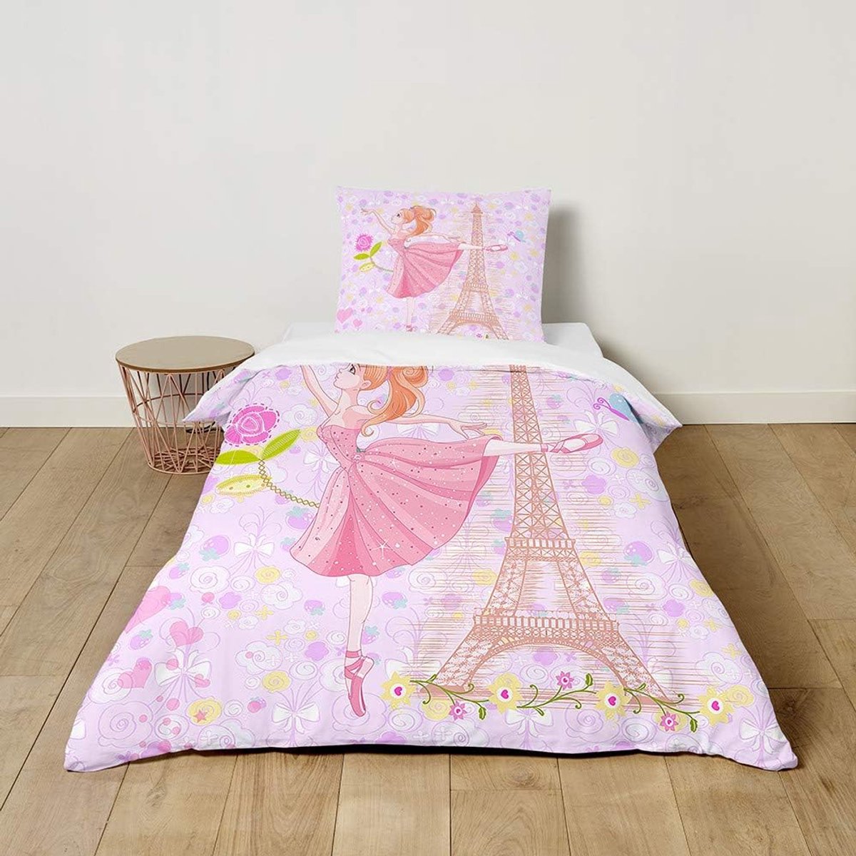 Kinderbeddengoed Set - Dekbedovertrek Kussensloop - Slaapcomfort Kinderen - Zachte Microvezel - 120x150cm - Blauw