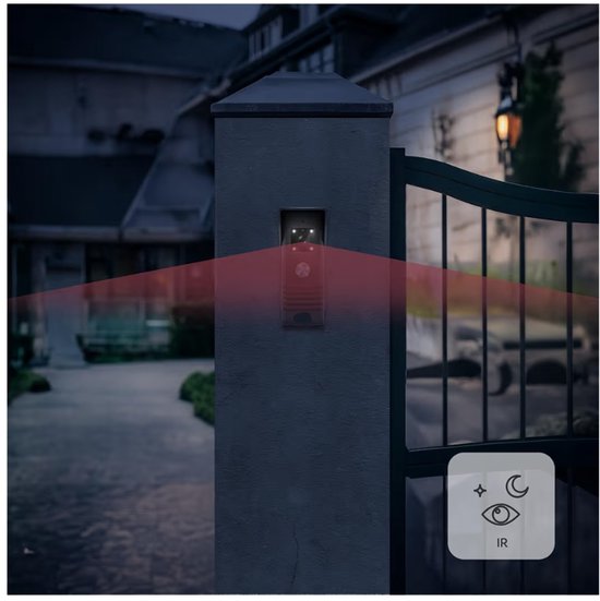video deurintercom, intercomsysteem, 7-inch kleurenmonitor, zwart van Merkloos — afbeelding 3