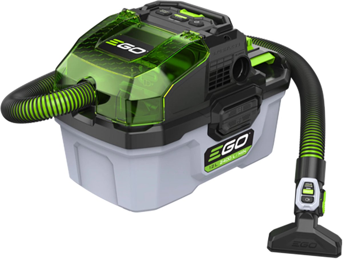 EGO WDV0300E Accu Nat & Droog Stofzuiger 12 liter