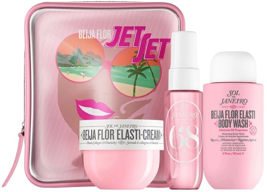 Sol de Janeiro 68 - Geschenkset - Douchegel 90 ml + Bodycrème 50 ml + Hair and Body Mist 30 ml - Giftset Vrouw - Cadeaudoos - Geschenkdoos - Cadeauset - Cadeaus voor Vrouwen - Badschuim - Doucheschuim - Shower Gel - Bodymist - Set - Parfum - Perfum